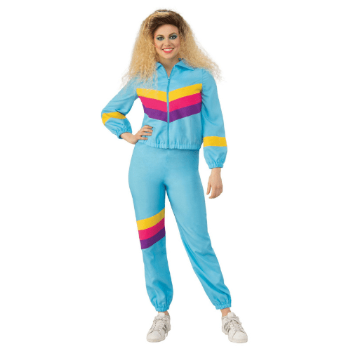 80s / 90s Shell Suit Party Dress Costume/Retro Tracksuit / 90s Hip Hop  Costumes / 80s Costumes for Men/Windbreaker and Pants - blue - Medium :  Amazon.co.uk: Fashion